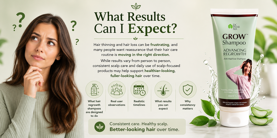 REAL RESULTS: BEFORE &amp; AFTER USING HAIR REGROWTH SHAMPOO