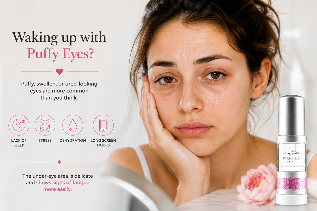 MORNING EYE CARE ROUTINE FOR PUFFY EYES