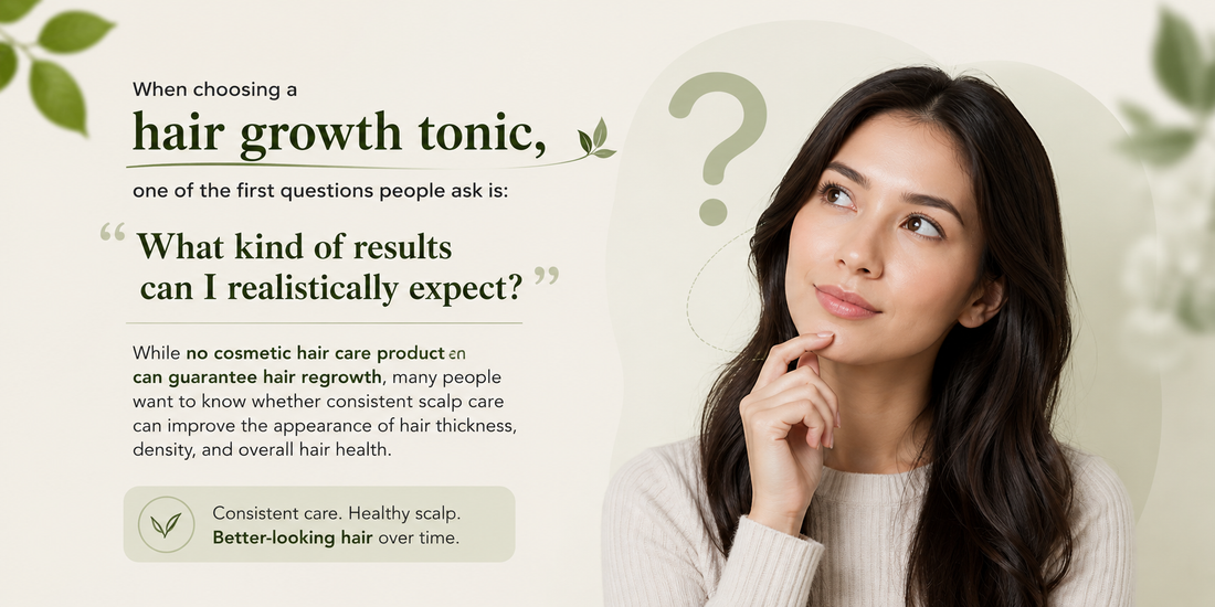 REAL RESULTS: BEFORE &amp; AFTER USING HAIR GROWTH TONIC